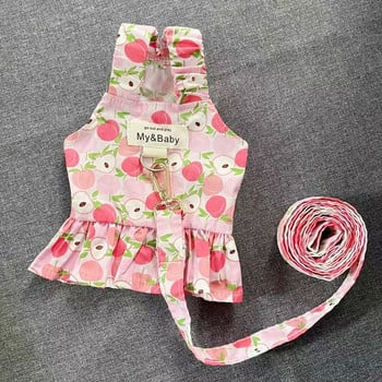 2023 Fruit Dog Dresses Проследяема Pet Puppy Skirt Princess Pet Clothes Appeal Dog Supplies Pet Walking Leash Pet Dress Pet Dress Chihuahua