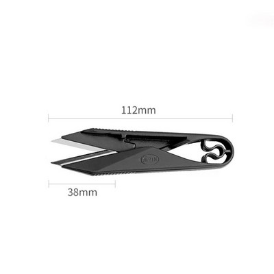 Nerūsējošā tērauda dzijas šķēres griešana šūšanas šķēres šķēres krustdūriena šķēres izšūšanas šķēres U diegu šķēres audumam