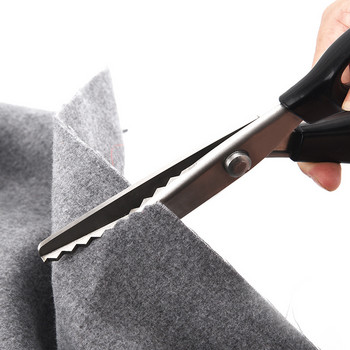 Ψαλίδι Ροζ Υψηλής Ποιότητας Ψαλίδι Ράψιμο Ύφασμα Δερμάτινο Craft Tailor Scissors For Sewing Zig-Zag Εργαλείο 1 τεμ