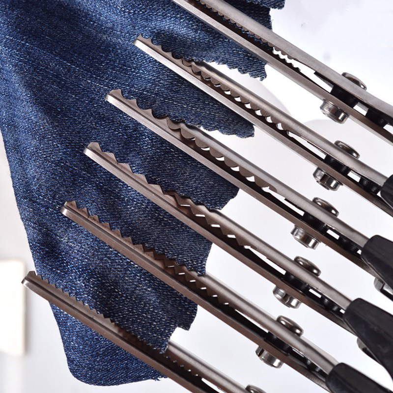 Kvaliteetsed roosakas käärid näputöö käärid õmbluskangas nahk käsitöö rätsepa käärid õmblemiseks Zig-Zag tööriist 1 tk