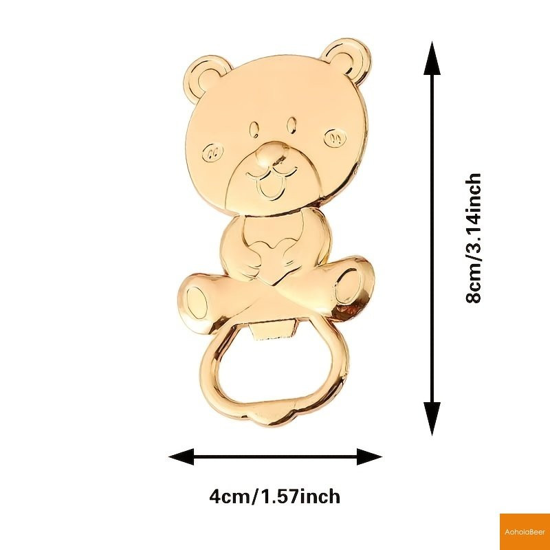 Mazuļa dzimšanas dienas ballītes dāvanas viesiem Lāča formas pudeļu attaisāmais Smieklīgi alus attaisāmie instrumenti Bāra rotājumi Virtuves piederumi Sīkrīki