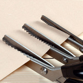 Varrás Vágás 23,5 cm Cikkcakk ruhakészítés Szabó Bőr Kézműves Szövet nyíró Rózsaszín Olló Textil DENIM barkácskárpitos szerszám s