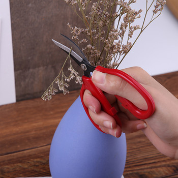 Висококачествено извито острие Шивашки ножици Ножици за градинарство Ножица за подстригване на бонсай за кръстосани шевове Прежди Изработка