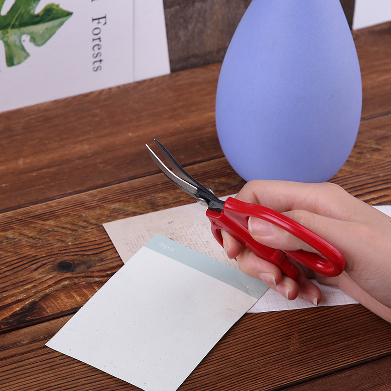 Augstas kvalitātes izliektas asmeni pielāgotas šķēres Dārza šķēres Bonsai apgriešanas šķēres krustdūriena dzijas amatniecībai