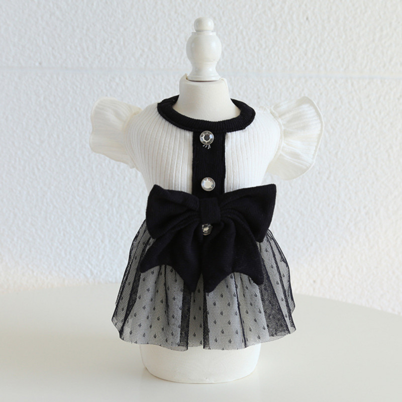 Väike koer Printsess Kleit Suvine Kevadine Lemmikloom Mood Seelik Kass Armas Bowknot Vest Kutsikas Armsad Riided Puudel Chihuahua Pomeranian