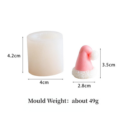 Ziemassvētku dāvanu kastītes aromātiskā sveces silikona veidne 3D priekšgala dāvanu kastīte Fondant pelējuma DIY sveču izgatavošana ģipša sveķu veidņu dekorēšana