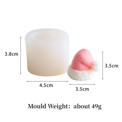 Ziemassvētku dāvanu kastītes aromātiskā sveces silikona veidne 3D priekšgala dāvanu kastīte Fondant pelējuma DIY sveču izgatavošana ģipša sveķu veidņu dekorēšana