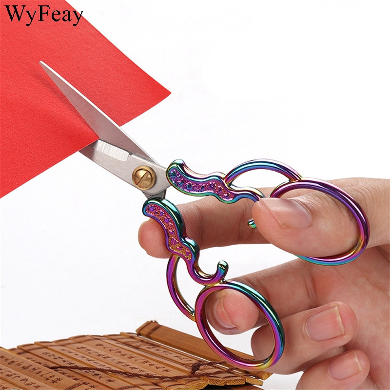 5 collu profesionālas nerūsējošā tērauda šūšanas šķēres Vintage izšūšanas šķēres Tailor Šķēres veidošanas diegu šķēres dzijas šķēres