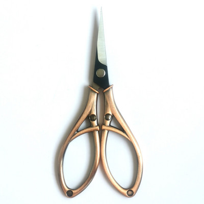 Vintage Sirds formas Orhideju Šķēres Krustdūriens Šķēres Diegu griešana Tējas Paciņa Izšūšana Šķēres Mājsaimniecības Drēbnieku Šķēres