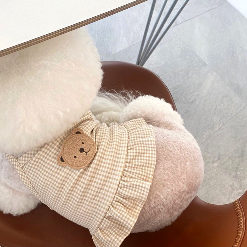 Mājdzīvnieku suns kroku svārki kucēnu bikšturi vasaras rotaļu pūdelis Pomerānijas lācis mazs kaķis plānas princeses svārki maziem un vidējiem suņiem