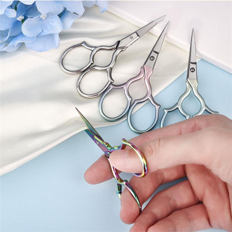 Nerūsējošā tērauda vintage šķēres ewing rokdarbi šķēres auduma griezējs izšūšana pielāgots smailas šķēres diegu instrumenti šķēres