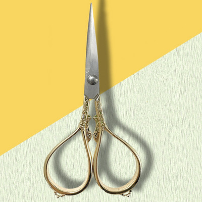 Retro Zakka Šujmašīna Vintage Šķēres Izšūšana Krustdūriens Audums Drēbnieka kopšana DIY Rokdarbi Dūrienu Diegi Šķēres