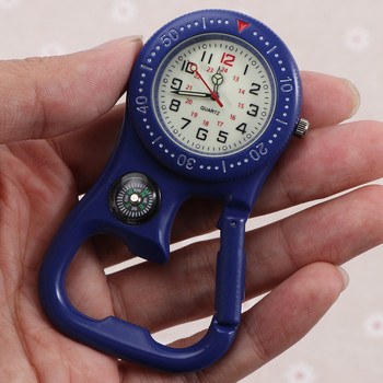 Ρολόι με ρολόι με ρολόι με ζώνη πλάτης με ζώνη λάμπει στο σκοτάδι Unisex ρολόι τσέπης με λευκό ανοιχτήρι μπουκαλιών για γιατρούς νοσοκόμες εξωτερικού χώρου
