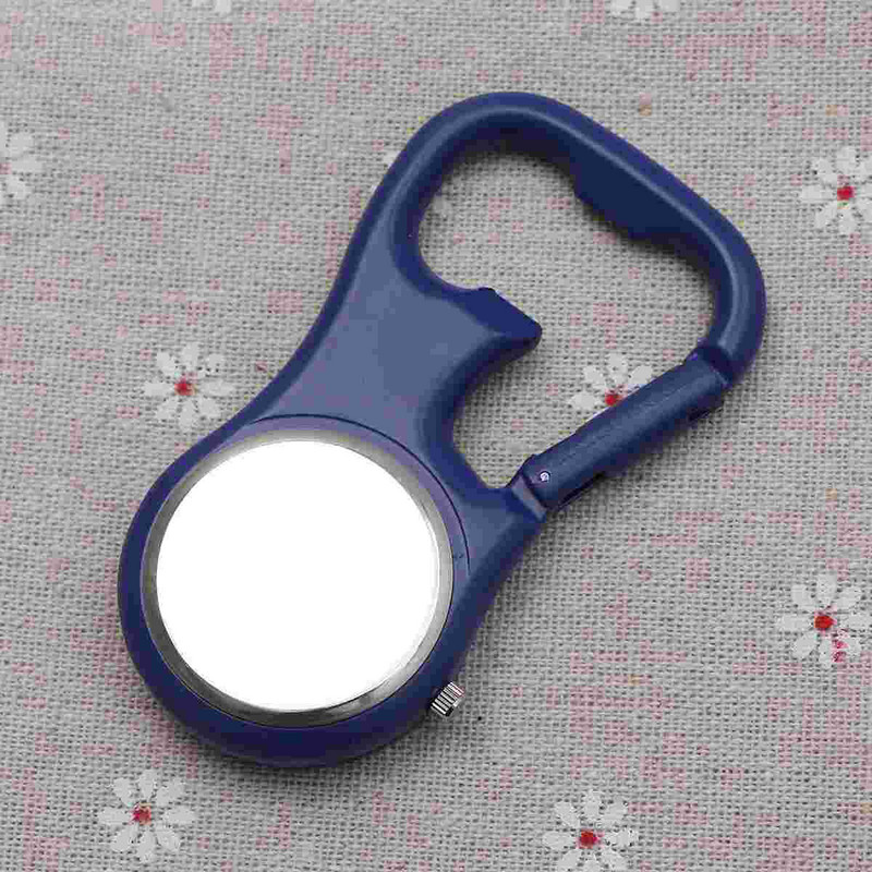 Piesprādzējams pulkstenis, mugursoma, piesprādzēts jostas pulkstenis, mirdz tumsā. Unisex kabatas pulkstenis ar baltu pudeļu attaisāmo ārstu medmāsām ārā