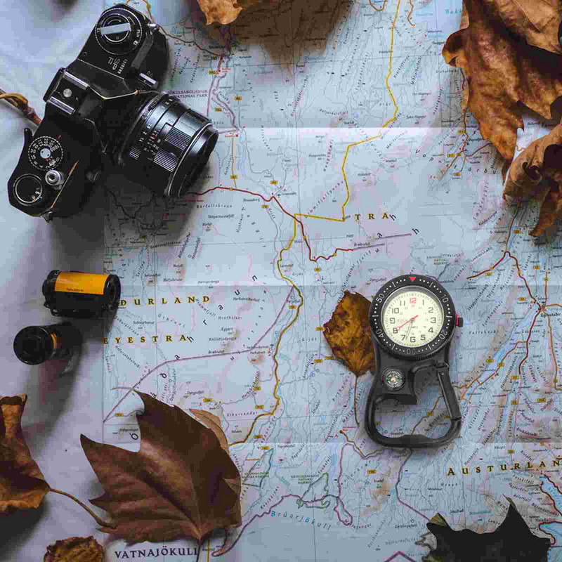 Piesprādzējams pulkstenis, mugursoma, piesprādzēts jostas pulkstenis, mirdz tumsā. Unisex kabatas pulkstenis ar baltu pudeļu attaisāmo ārstu medmāsām ārā