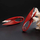 Nerūsējošā tērauda/plastmasas šūšanas piederumi Izšūšanas Šķēres Izšūšanas Dūrienu Šķēres U diegu auduma šķēres dzijas griešanai