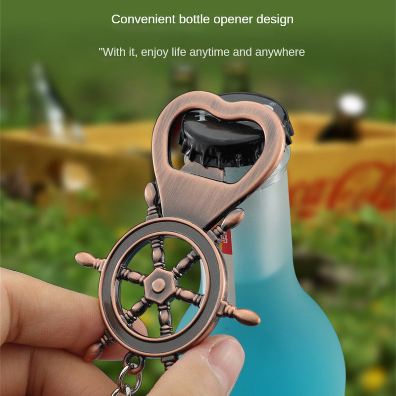 Pudeliavaja Poleeriv tsingisulamist võtmehoidja Peotööriist Läige multifunktsionaalne käsivarras Vastupidav vanaaegne mugav mini