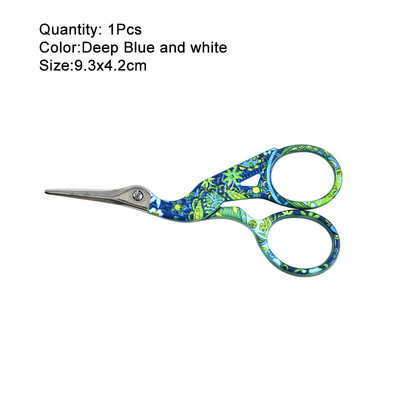 Vintage stārķa formas šūšanas šķēres nerūsējošā tērauda drēbnieka šķēres asas šūšanas šķēres manuālai šūšanai, rokdarbu rīks.