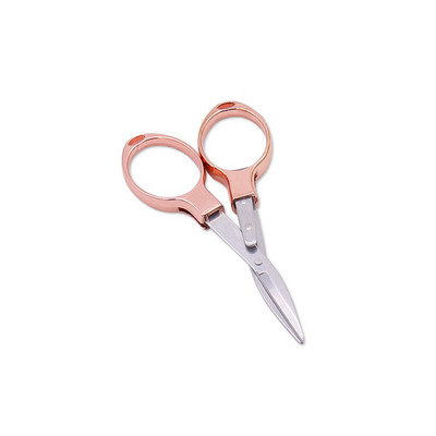 Karstā izpārdošana Portatīvās saliekamās amatniecības šķēres Biroja piederumi nerūsējošā tērauda papīra šķēres DIY šūšanas piederumi rokdarbu šķēres