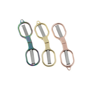 Сгъваеми ножици против ръжда от неръждаема стомана за ръкоделие Оформени очила с кръстат шев Мини аксесоари за шиене за дома и пътуването