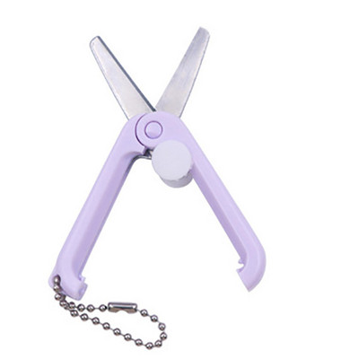 Nerūsējošā tērauda pretrūsas saliekamās šķēres rokdarbiem Krustdūriena brilles formas mini mājas un ceļojumu šūšanas piederumi