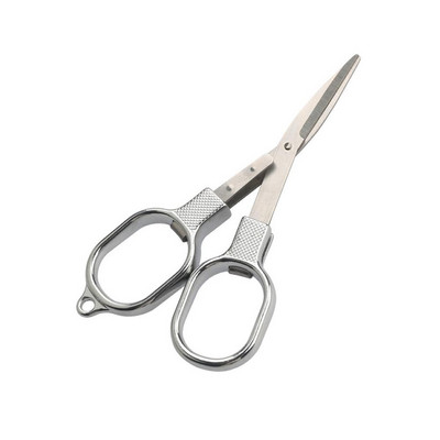 Nerūsējošā tērauda pretrūsas saliekamās šķēres rokdarbiem Krustdūriena brilles formas mini mājas un ceļojumu šūšanas piederumi