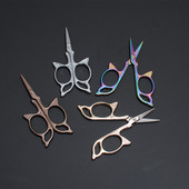 Izšuvumi Šūšanas Tauriņš Šķēres Nerūsējošais tērauds Tailor Šķēres European Craft Gold Mini Šūšanas Rokdarbu Šķēres Šķēres