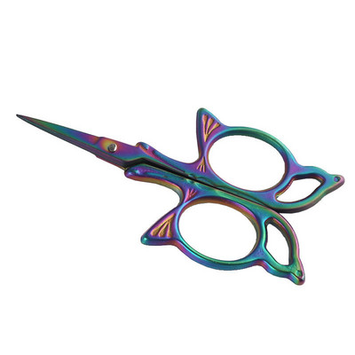 Izšuvumi Šūšanas Tauriņš Šķēres Nerūsējošais tērauds Tailor Šķēres European Craft Gold Mini Šūšanas Rokdarbu Šķēres Šķēres