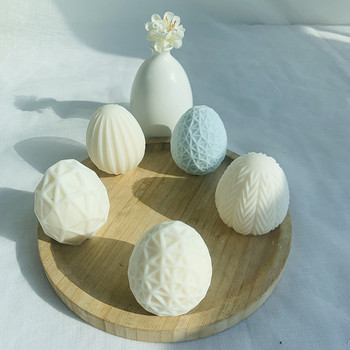 Πασχαλινό καλούπι κεριών 3D λαγουδάκι λαγουδάκι σε σχήμα αυγού σιλικόνης καλούπια για χειροποίητα κεριά σαπούνι Νέα 2023 Εργαλεία διακόσμησης σπιτιού