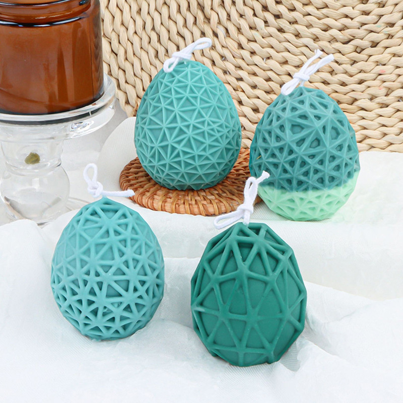 Πασχαλινό καλούπι κεριών 3D λαγουδάκι λαγουδάκι σε σχήμα αυγού σιλικόνης καλούπια για χειροποίητα κεριά σαπούνι Νέα 2023 Εργαλεία διακόσμησης σπιτιού