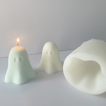 Коледна призрачна свещ Силиконова форма Направи си сам ръчно изработена художествена свещ Гипсова смола Консумативи за правене на сапун Семейно събиране Парти подаръци