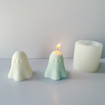 Коледна призрачна свещ Силиконова форма Направи си сам ръчно изработена художествена свещ Гипсова смола Консумативи за правене на сапун Семейно събиране Парти подаръци