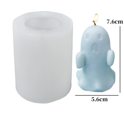 Χριστουγεννιάτικο Φάντασμα Κερί Καλούπι σιλικόνης DIY Χειροποίητο Τέχνη Κερί Γύψινο Σαπούνι Ρητίνης Κατασκευής Προμήθειες Οικογενειακής συγκέντρωσης Δώρα για πάρτι