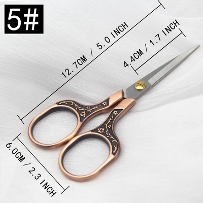 Retro rätsepa käärid ristpistes antiiksed vintage käärid niidid tikandid kääriõmblused kodumajapidamises käsitööks õmblemiseks