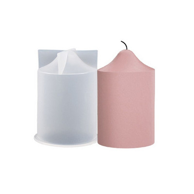 3D-silindriga küünlavorm DIY silikoonküünla vorm koogivaiguvormid 3D kunstivaha küünla valmistamine silikoonist käsitsi valmistatud seebivormid