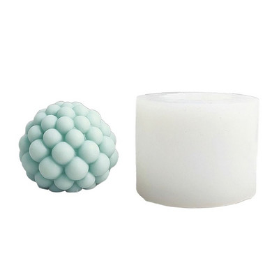 3D-silindriga küünlavorm DIY silikoonküünla vorm koogivaiguvormid 3D kunstivaha küünla valmistamine silikoonist käsitsi valmistatud seebivormid