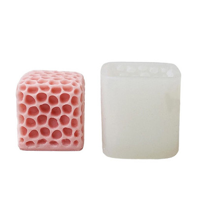 3D-silindriga küünlavorm DIY silikoonküünla vorm koogivaiguvormid 3D kunstivaha küünla valmistamine silikoonist käsitsi valmistatud seebivormid