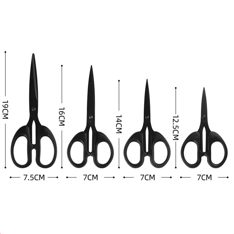 Melnās šķēres Profesionālās drēbnieku šķēres nerūsējošā tērauda šūšanas šķēres izšūšanas šķērveida instrumenti DIY amatniecības biroja grieznēm