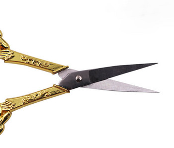 Винтидж ножици Античен паун Форма на птица Ретро ножици Плат за бродерия Ръкоделие Кръст бод Шивашки ножици Инструмент за шиене