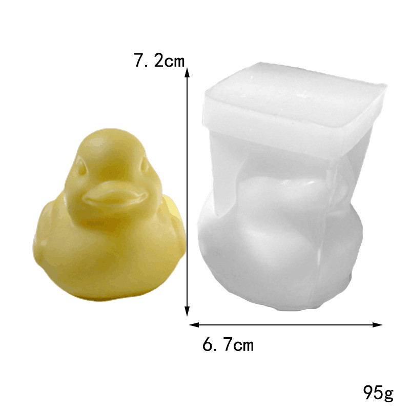 3D karikatūra pīle silikona veidne epoksīda sveķu DIY ģipša sveču veidne darbvirsmas dekorēšanai mīkstās keramikas māla roku darbs ziepju veidne