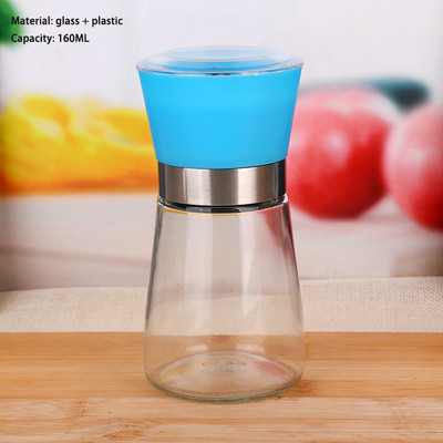 1 tk roostevabast terasest vürtsisoola- ja pipraveski Köök Kaasaskantavad vürtsipurgi konteinerid käsitsi toidu ürdiveskid vidinate pudel