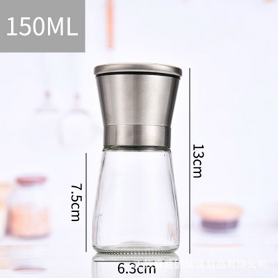 1 tk roostevabast terasest vürtsisoola- ja pipraveski Köök Kaasaskantavad vürtsipurgi konteinerid käsitsi toidu ürdiveskid vidinate pudel