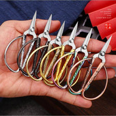 Cirsts pūķa metāla rokturis Bonsai amatniecības šūšanas šķēres Profesionālās ķīniešu tradicionālās asās minišķēres mājas birojam.