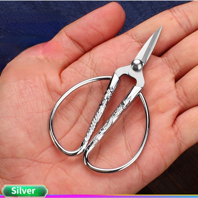 Cirsts pūķa metāla rokturis Bonsai amatniecības šūšanas šķēres Profesionālās ķīniešu tradicionālās asās minišķēres mājas birojam.