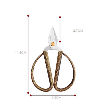 Vintage drēbnieku šķēres nerūsējošā tērauda šķērveida izšuvumi audumi rokdarbu šķēres mājsaimniecības izšuvumi šūšanas šķēres