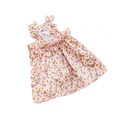 Lilleprintidega kleit Lemmikloomarõivad Koerad õhukesed hingavad Koerariiete jaoks Kostüüm Väike prantsuse buldog Pehme armas suvetüdruk maskotid