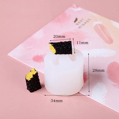 Miniküpsise küpsise eeterlik õli seebiküünal silikoonvorm DIY sünnipäevaks käsitsi valmistatud savivaigust epoksiidi valmistamine kaunistus