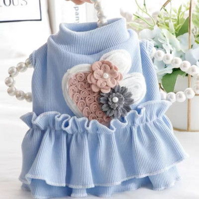 Rochie pentru câini mic, primăvară, vară, fustă prințesă, modă pentru animale de companie, vestă de desene animate, cățeluș, haine dulci, cămașă pentru pisici, chihuahua, pudel, pomeranian