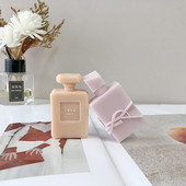 Σχήμα φιάλης αρώματος Μορφή κεριών σιλικόνης Aromatherapy DIY Μπουκάλι αρώματος Χειροποίητο Σαπούνι Αρωματικό Κερί Διακοσμητικά Καλούπι σιλικόνης