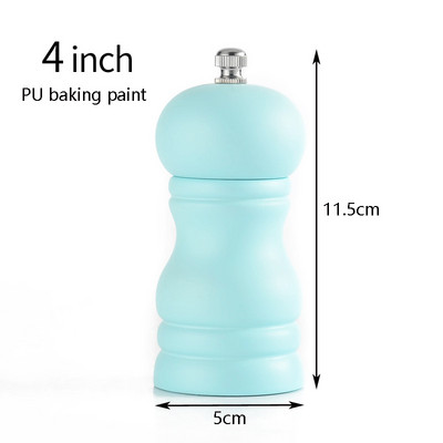 Manuaalne täispuidust soola- ja pipraveski maitseaine veski 4"/5"/6"/8"/10" mitmeotstarbeline köögiriistad
